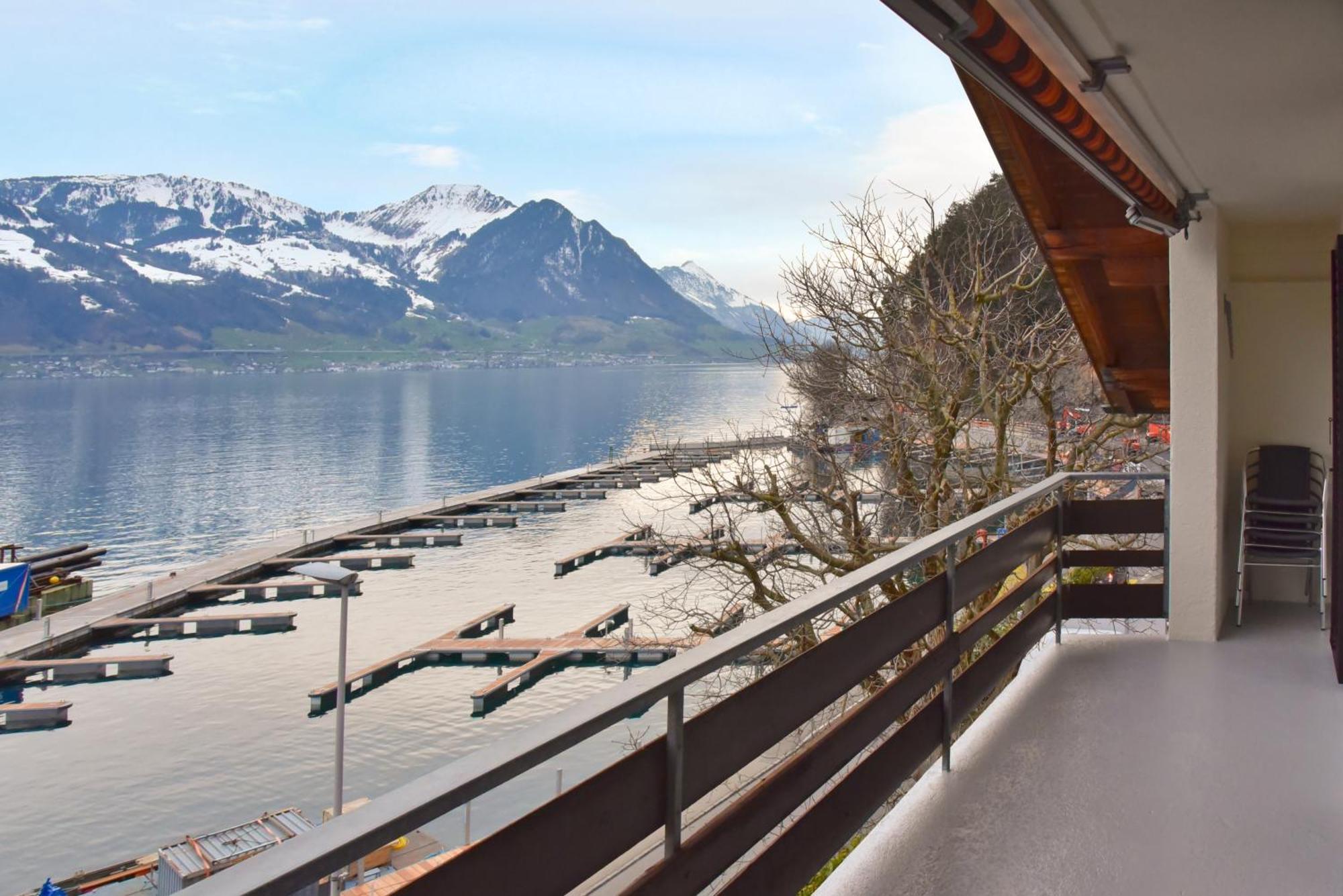 Modern And Charming Apartment On The Shores Of Lake Lucerne Gersau Luaran gambar